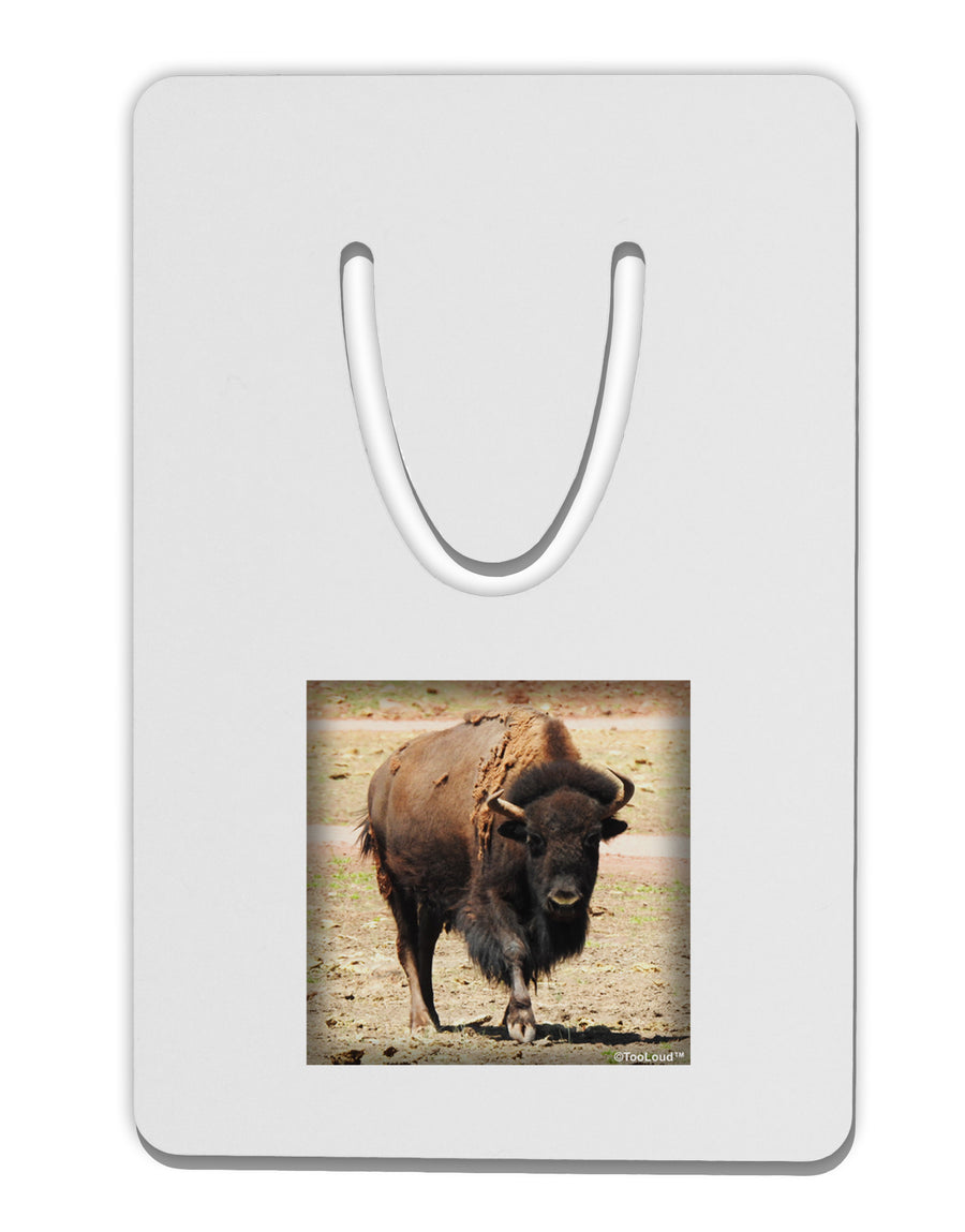 Strong Bison Aluminum Paper Clip Bookmark-Bookmark-TooLoud-White-Davson Sales