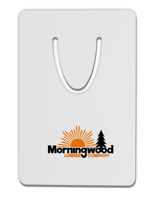 Morningwood Company Funny Aluminum Paper Clip Bookmark by TooLoud-TooLoud-White-Davson Sales