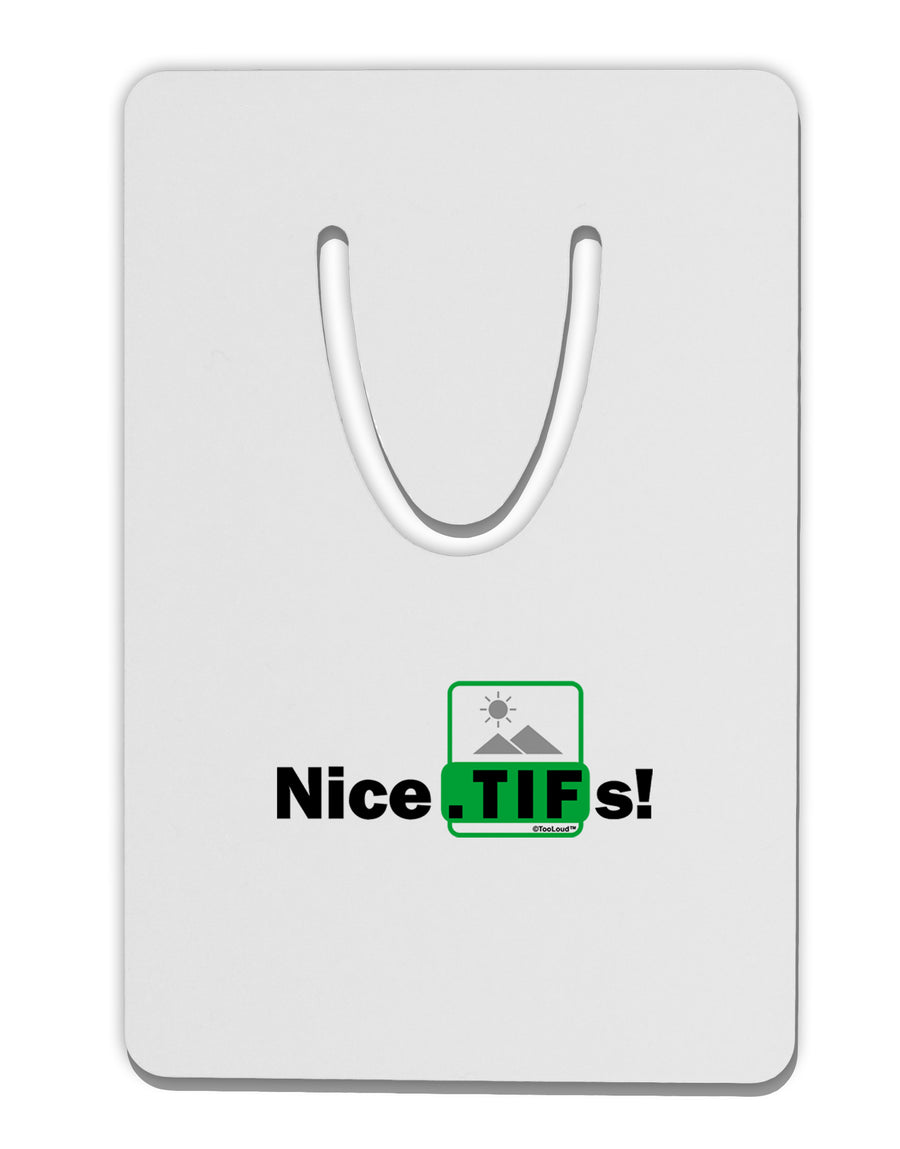 Nice Tifs Aluminum Paper Clip Bookmark by TooLoud-Bookmark-TooLoud-White-Davson Sales