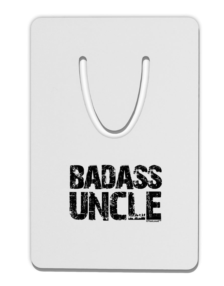 Badass Uncle Aluminum Paper Clip Bookmark by TooLoud-Bookmark-TooLoud-White-Davson Sales