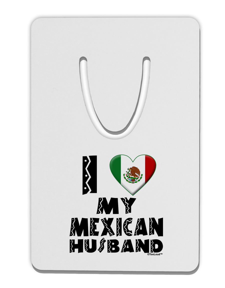 I Heart My Mexican Husband Aluminum Paper Clip Bookmark by TooLoud-Bookmark-TooLoud-White-Davson Sales