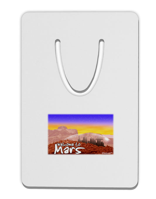 Welcome to Mars Aluminum Paper Clip Bookmark-Bookmark-TooLoud-White-Davson Sales