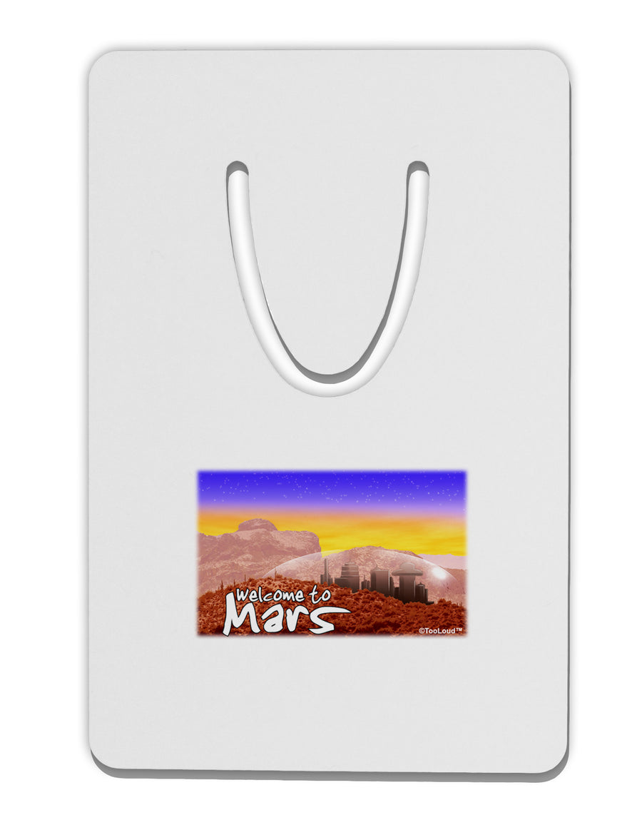 Welcome to Mars Aluminum Paper Clip Bookmark-Bookmark-TooLoud-White-Davson Sales
