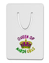 Queen Of Mardi Gras Aluminum Paper Clip Bookmark-Bookmark-TooLoud-White-Davson Sales