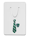 TooLoud Wizard Tie Green and Silver Aluminum Paper Clip Bookmark-Bookmark-TooLoud-White-Davson Sales