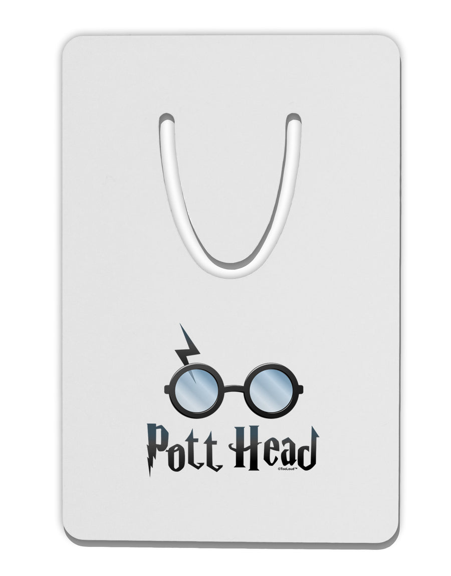 Pott Head Magic Glasses Aluminum Paper Clip Bookmark-Bookmark-TooLoud-White-Davson Sales