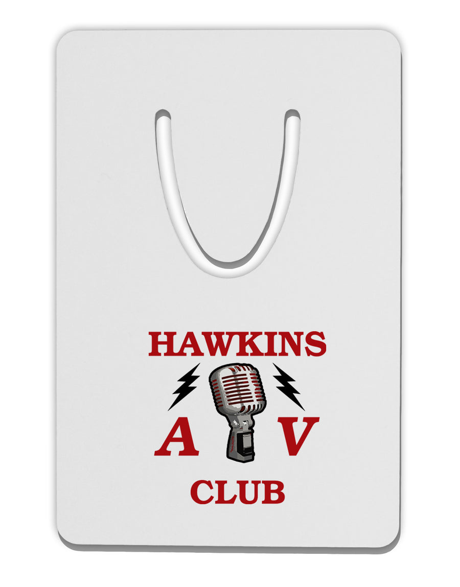 Hawkins AV Club Aluminum Paper Clip Bookmark by TooLoud-Bookmark-TooLoud-White-Davson Sales