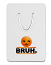 Bruh Emoji Aluminum Paper Clip Bookmark-Bookmark-TooLoud-White-Davson Sales