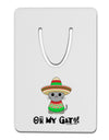 Oh My Gato - Cinco De Mayo Aluminum Paper Clip Bookmark by TooLoud-Bookmark-TooLoud-White-Davson Sales