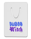 Basic Witch Color Blue Aluminum Paper Clip Bookmark-Bookmark-TooLoud-White-Davson Sales