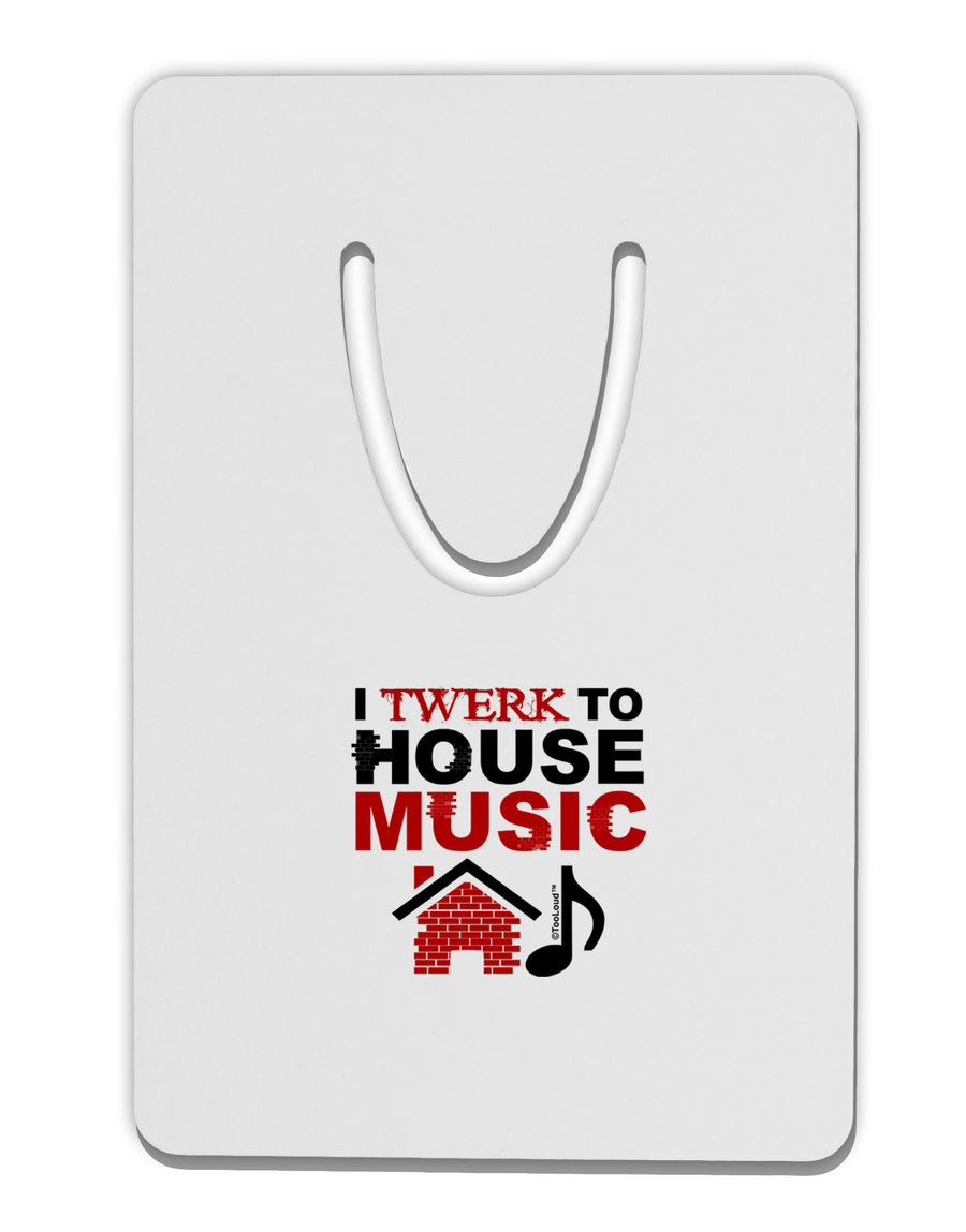 Twerk To House Aluminum Paper Clip Bookmark-Bookmark-TooLoud-White-Davson Sales