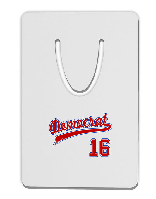 Democrat Jersey 16 Aluminum Paper Clip Bookmark-Bookmark-TooLoud-White-Davson Sales