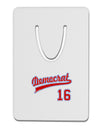 Democrat Jersey 16 Aluminum Paper Clip Bookmark-Bookmark-TooLoud-White-Davson Sales