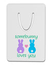 Somebunny Loves You Aluminum Paper Clip Bookmark by TooLoud-Bookmark-TooLoud-White-Davson Sales