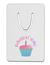 Birthday Girl - Candle Cupcake Aluminum Paper Clip Bookmark by TooLoud-Bookmark-TooLoud-White-Davson Sales