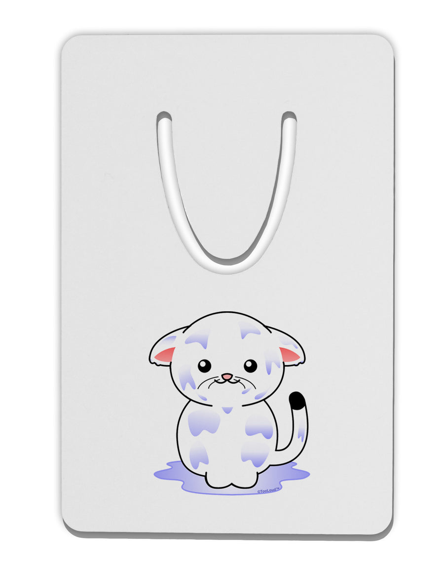 Wet Pussycat Aluminum Paper Clip Bookmark-Bookmark-TooLoud-White-Davson Sales