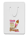 Lick Me Till Ice Cream Aluminum Paper Clip Bookmark-Bookmark-TooLoud-White-Davson Sales