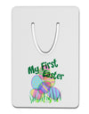 My First Easter Gel Look Print Aluminum Paper Clip Bookmark-Bookmark-TooLoud-White-Davson Sales