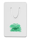 Dinosaur Silhouettes - Jungle Aluminum Paper Clip Bookmark by TooLoud-Bookmark-TooLoud-White-Davson Sales