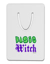 Basic Witch Color Green Aluminum Paper Clip Bookmark-Bookmark-TooLoud-White-Davson Sales