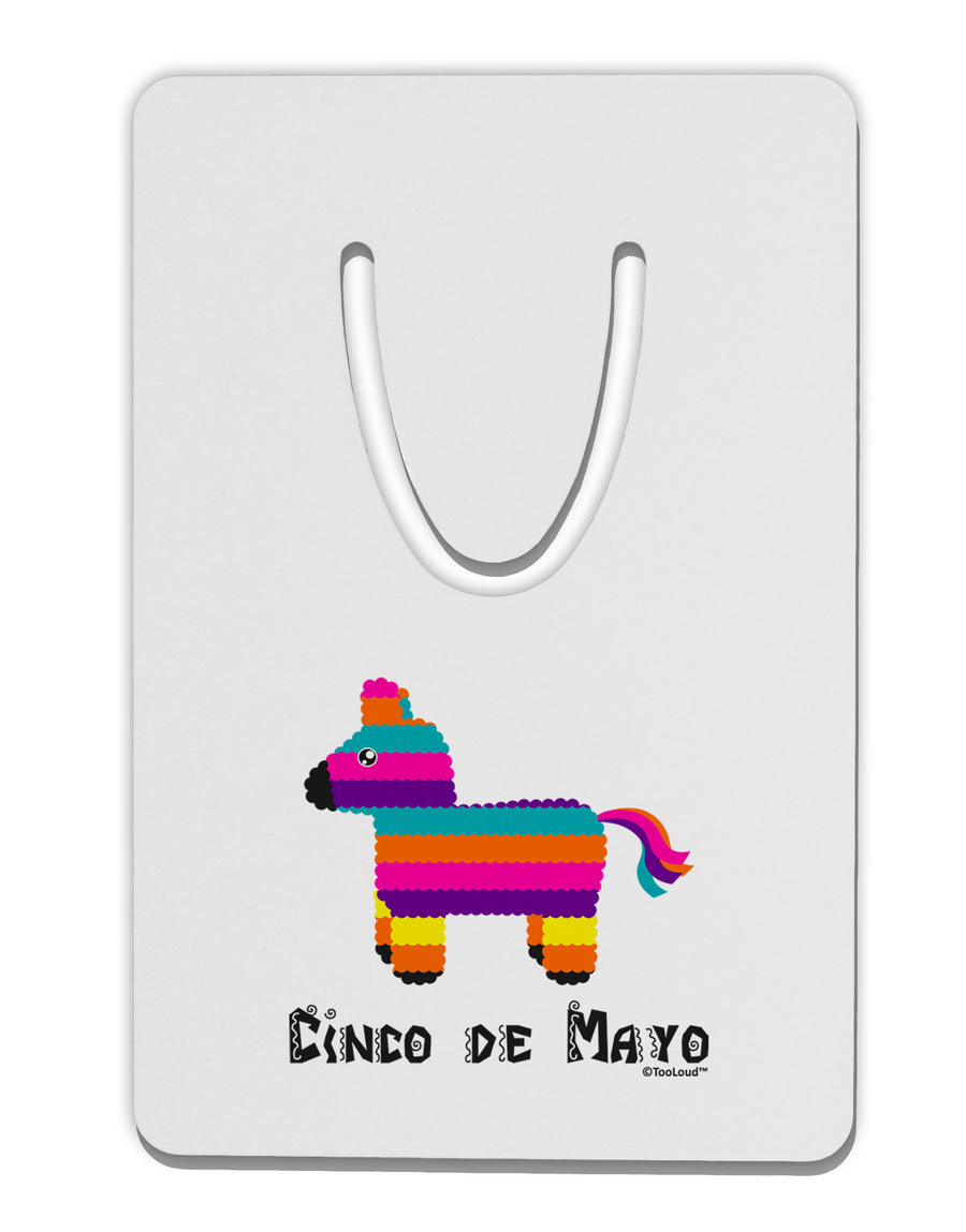 Colorful Pinata Design - Cinco de Mayo Aluminum Paper Clip Bookmark by TooLoud-Bookmark-TooLoud-White-Davson Sales