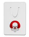Scary Clown Watercolor Aluminum Paper Clip Bookmark-Bookmark-TooLoud-White-Davson Sales