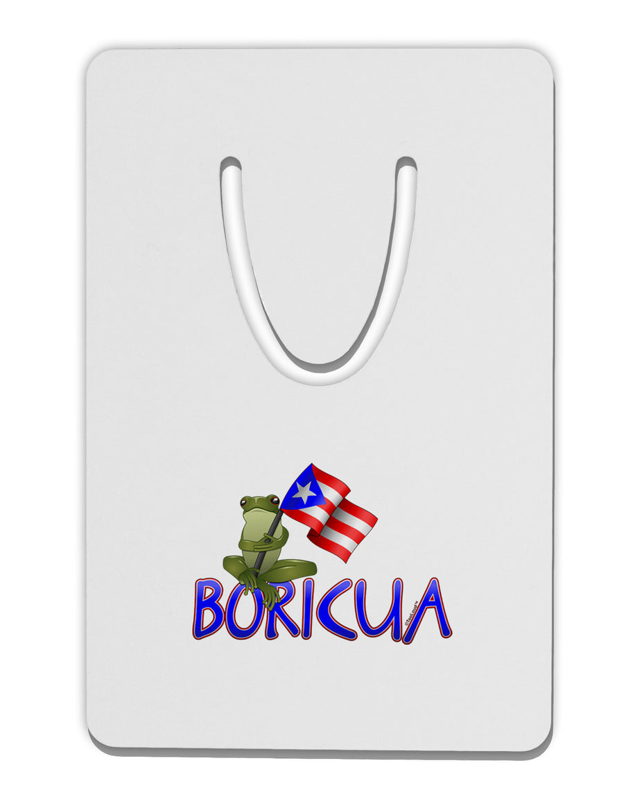 Coqui Boricua Aluminum Paper Clip Bookmark-Bookmark-TooLoud-White-Davson Sales