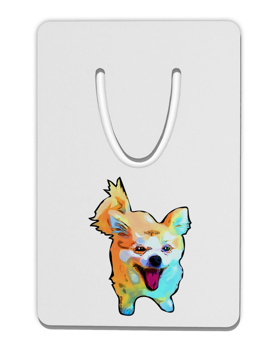 Cartoon Pomeranian Aluminum Paper Clip Bookmark-Bookmark-TooLoud-White-Davson Sales