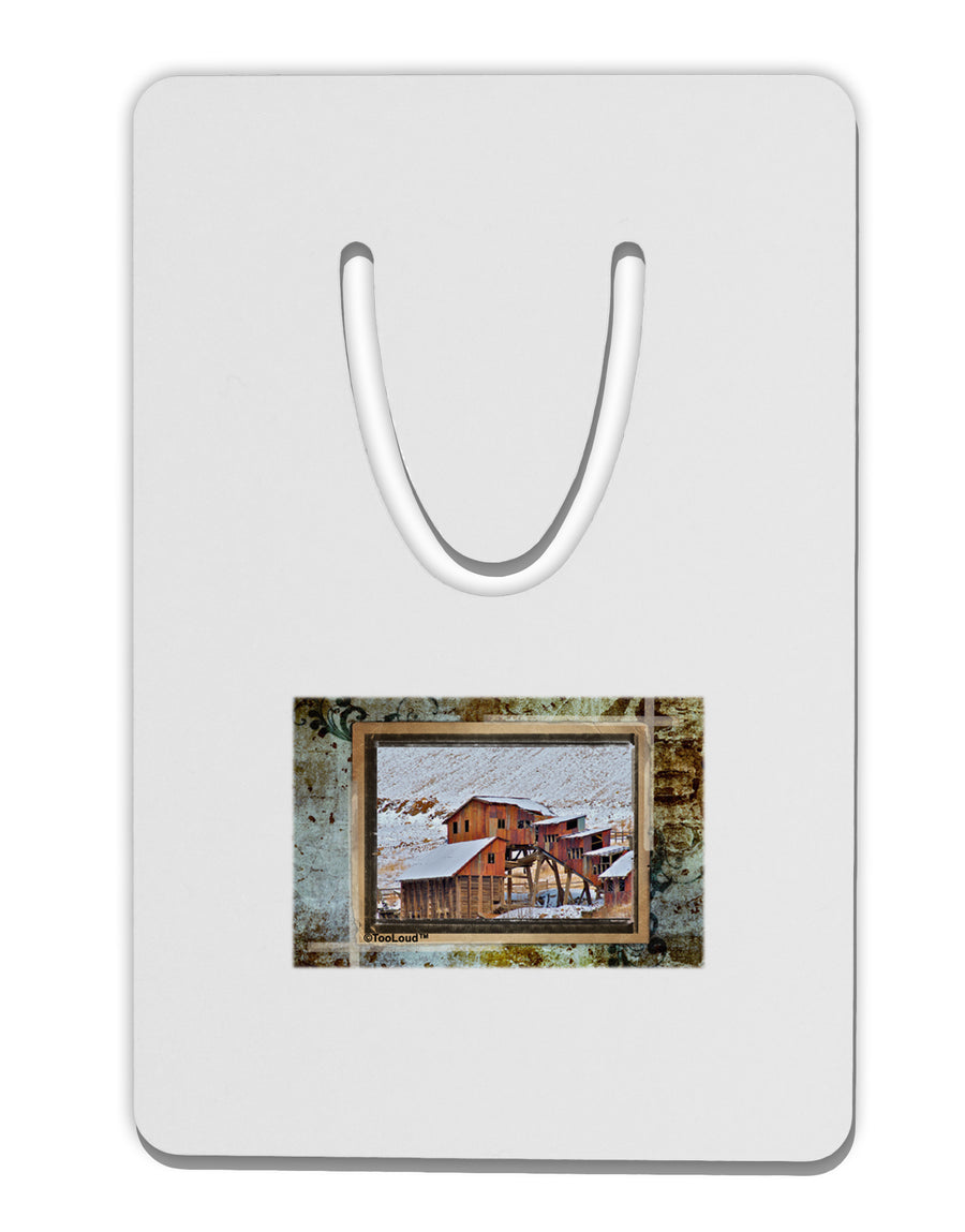 Mine Scene Colorado Aluminum Paper Clip Bookmark by TooLoud-Bookmark-TooLoud-White-Davson Sales