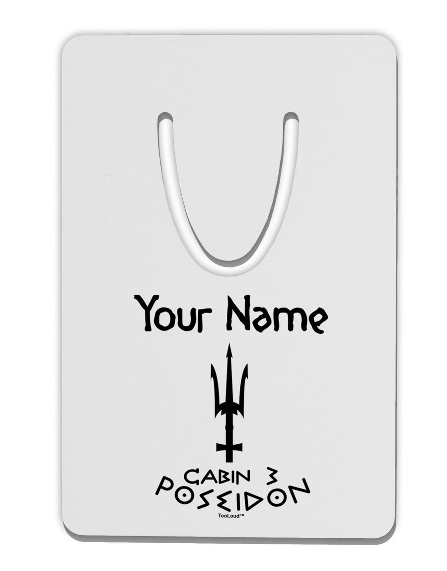 Personalized Cabin 3 Poseidon Aluminum Paper Clip Bookmark