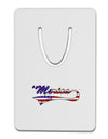 Merica Established 1776 - American Flag Style Aluminum Paper Clip Bookmark by TooLoud-Bookmark-TooLoud-White-Davson Sales