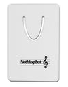 Nothing But Treble Music Pun Aluminum Paper Clip Bookmark by TooLoud-Bookmark-TooLoud-White-Davson Sales