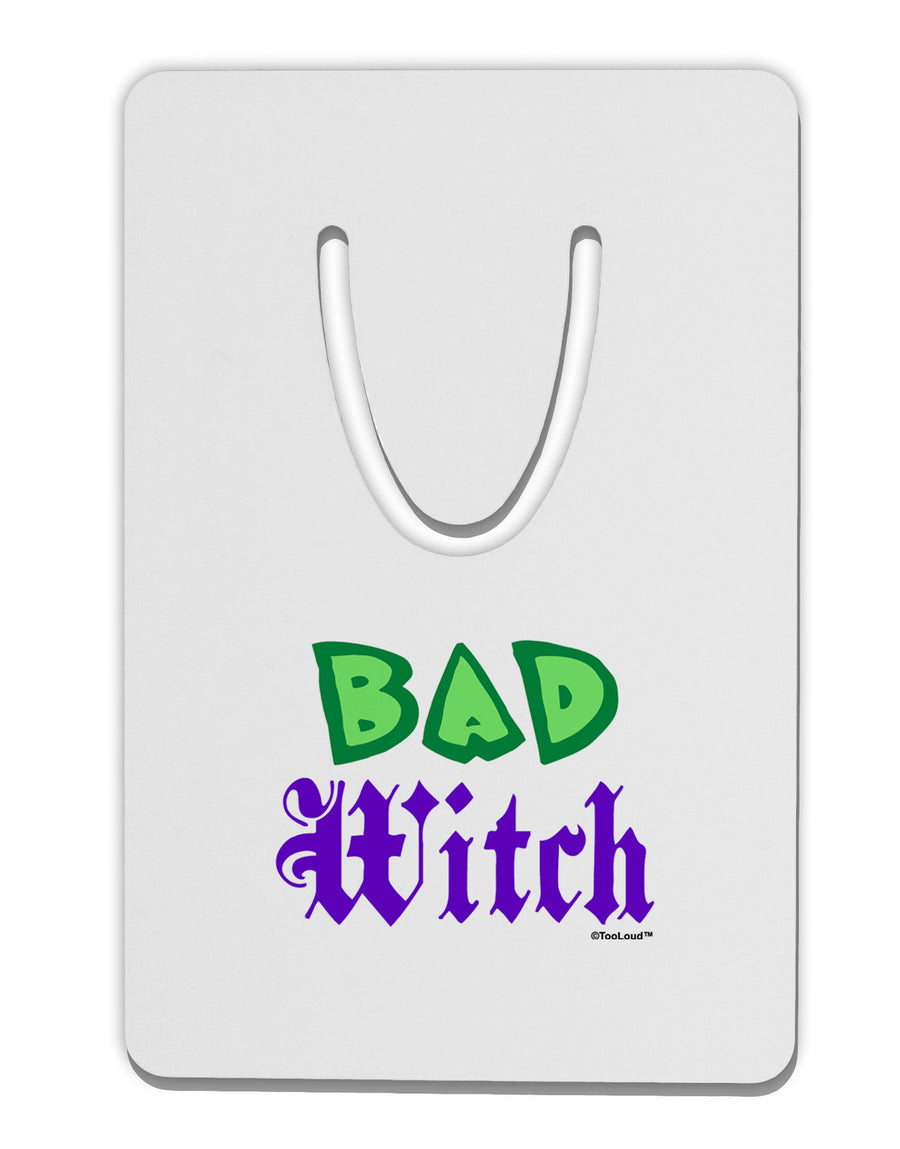 Bad Witch Color Green Aluminum Paper Clip Bookmark-Bookmark-TooLoud-White-Davson Sales