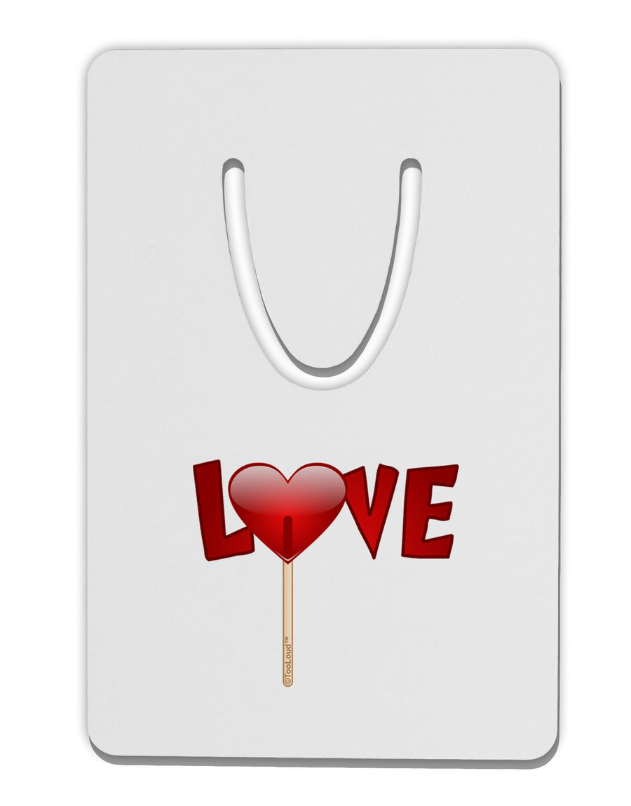 Love Lollipop Aluminum Paper Clip Bookmark-Bookmark-TooLoud-White-Davson Sales