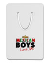 Mexican Boys Love Me Aluminum Paper Clip Bookmark-Bookmark-TooLoud-White-Davson Sales