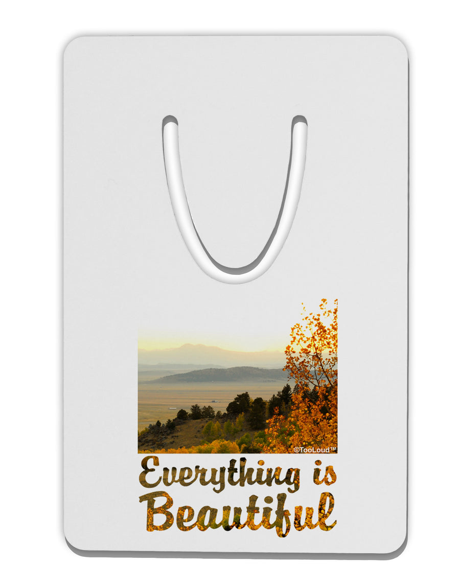 Everything is Beautiful - Sunrise Aluminum Paper Clip Bookmark by TooLoud-TooLoud-White-Davson Sales