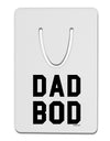 Dad Bod Design Aluminum Paper Clip Bookmark by TooLoud-Bookmark-TooLoud-White-Davson Sales