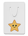 Cute Starfish Aluminum Paper Clip Bookmark by TooLoud-Bookmark-TooLoud-White-Davson Sales