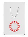 Watercolor Peppermint Aluminum Paper Clip Bookmark-Bookmark-TooLoud-White-Davson Sales