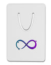 Painted Infinity Aluminum Paper Clip Bookmark-Bookmark-TooLoud-White-Davson Sales