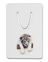 Leopard Cub Aluminum Paper Clip Bookmark-Bookmark-TooLoud-White-Davson Sales