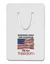 Remember - Veterans Aluminum Paper Clip Bookmark-Bookmark-TooLoud-White-Davson Sales