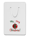 My Very 1st Christmas Aluminum Paper Clip Bookmark-Bookmark-TooLoud-White-Davson Sales