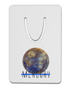 Planet Mercury Text Aluminum Paper Clip Bookmark by TooLoud-Bookmark-TooLoud-White-Davson Sales