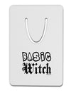 Basic Witch Distressed Aluminum Paper Clip Bookmark-Bookmark-TooLoud-White-Davson Sales