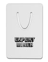 Expert Miner Aluminum Paper Clip Bookmark-Bookmark-TooLoud-White-Davson Sales