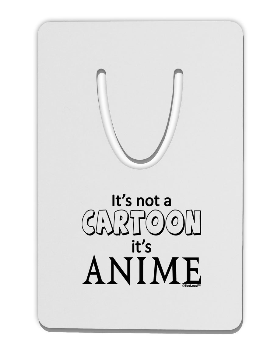 Not A Cartoon Text Aluminum Paper Clip Bookmark by TooLoud-Bookmark-TooLoud-White-Davson Sales