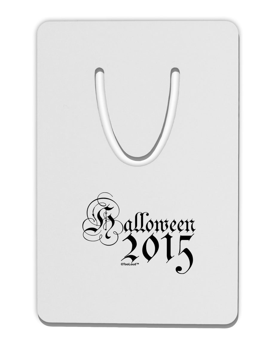 Halloween Current Year Script Text Aluminum Paper Clip Bookmark-Bookmark-TooLoud-White-Davson Sales