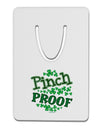 Pinch Proof St Patricks Day Aluminum Paper Clip Bookmark-Bookmark-TooLoud-White-Davson Sales