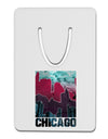 Chicago Abstract 2 Aluminum Paper Clip Bookmark-Bookmark-TooLoud-White-Davson Sales